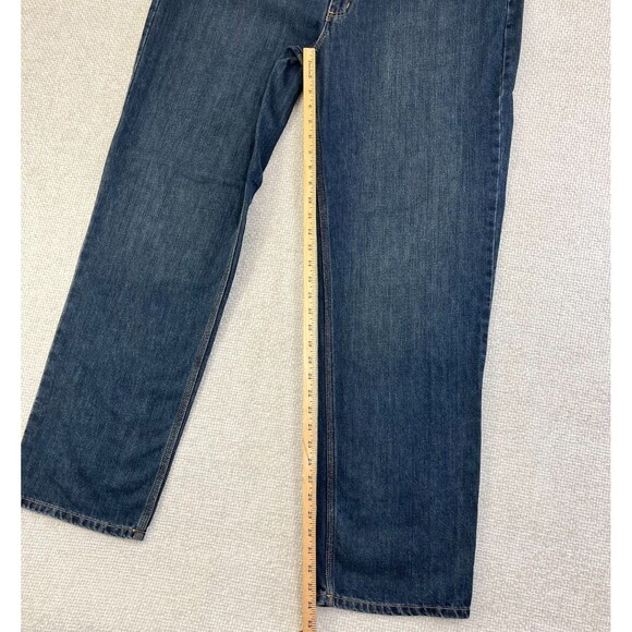 NEW Carhartt Jeans Men’s 40x34 Relaxed Fit Straight Workwear Blue Holter 101483 - Picture 8 of 10